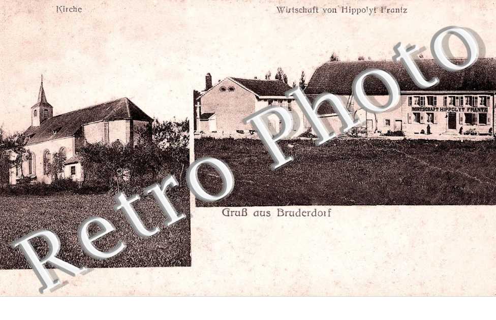 Gruss aus Bruderdorf - Kriche (carte multivues)