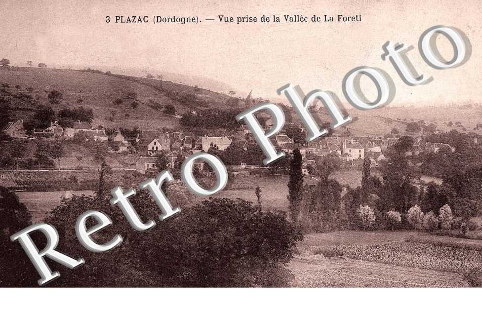 Vue prise de la vallee de la Foreti