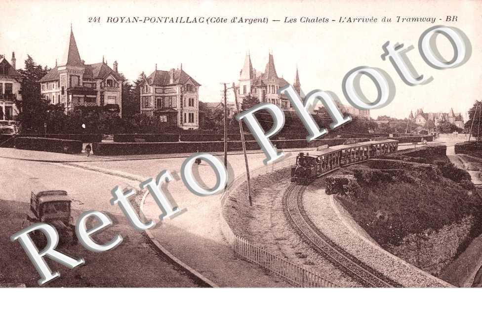 ROYAN PONTAILLAC L'arrivée du Tramway
