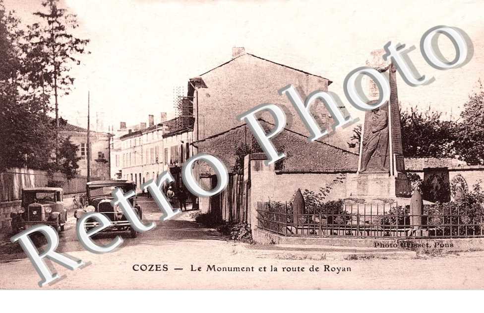 le monument et la route de Royan