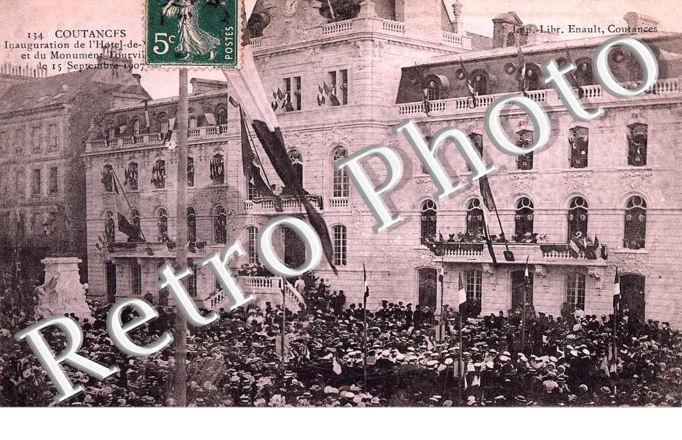 inauguration de l' hotel de ville le 15 septembre 1907