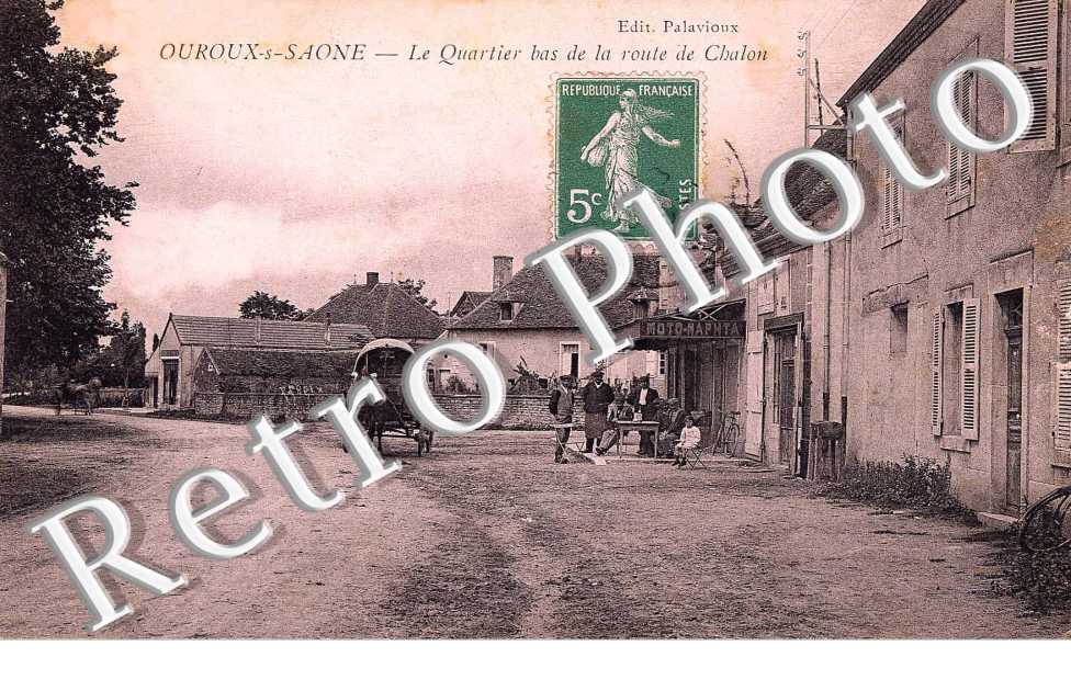 Le quartier bas de la route de chalon