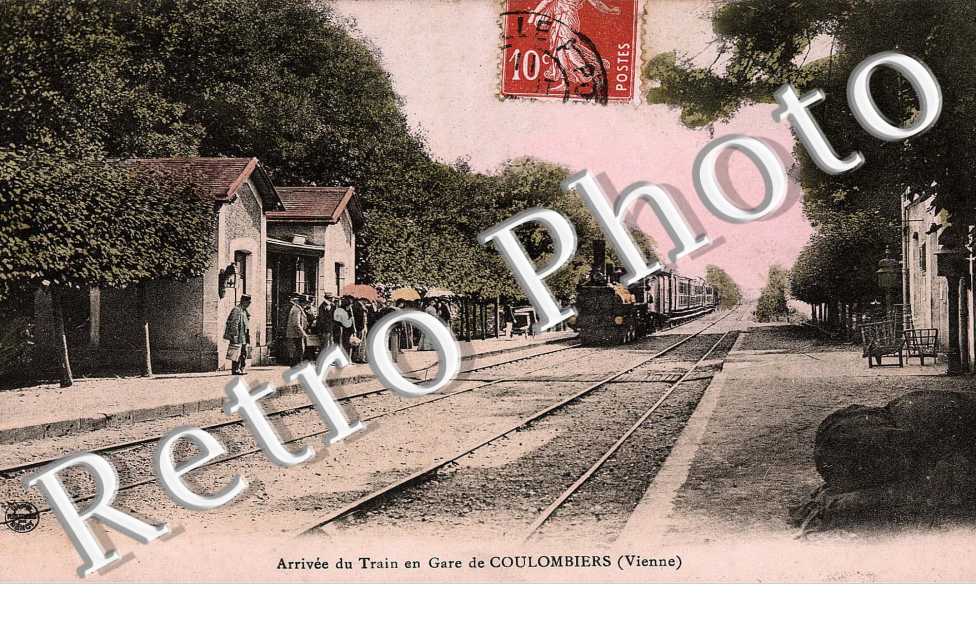 arrivee du train en gare