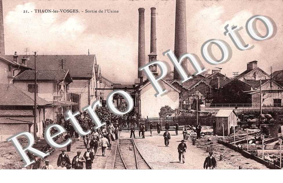 Sortie de l'usine