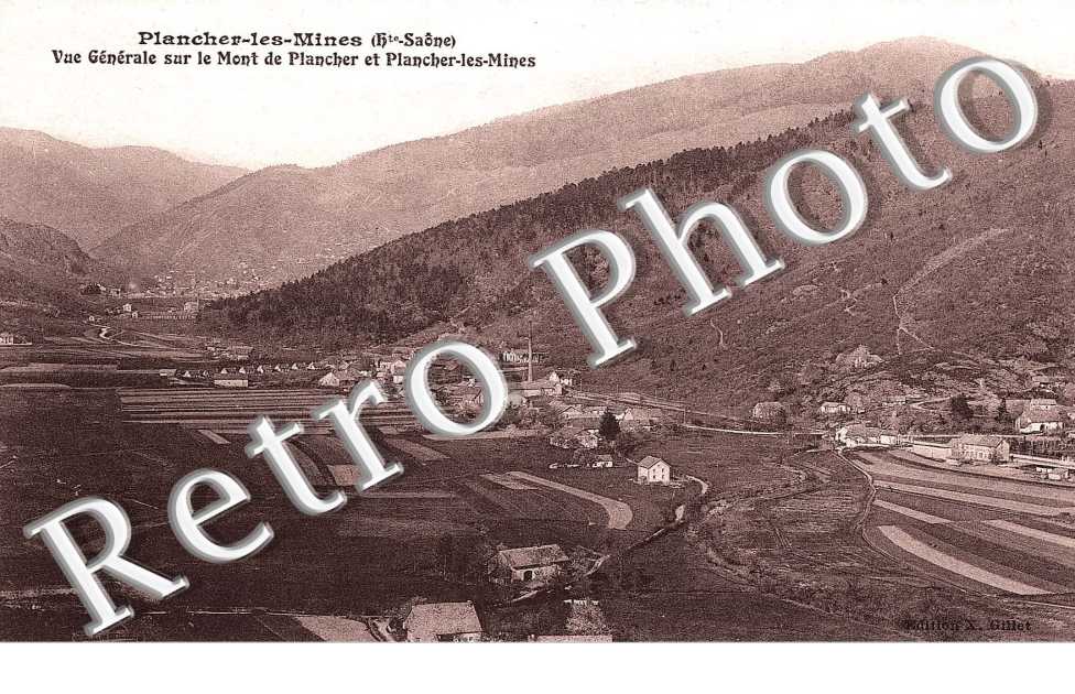 vue generale sur le mont de plancher et placher-les-mines