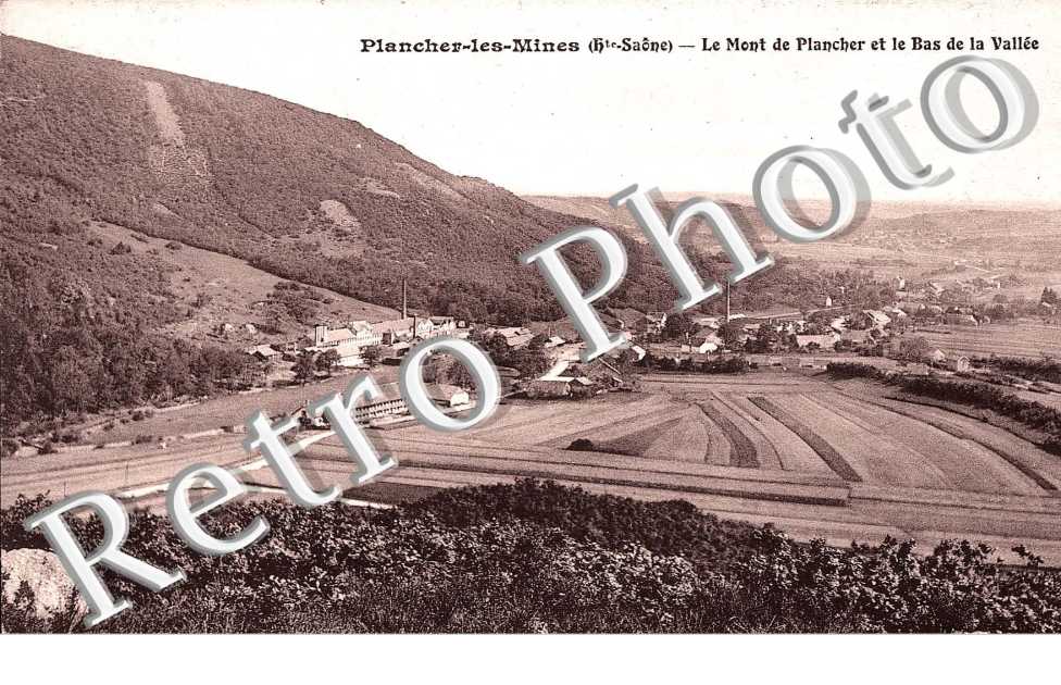 Le mont de plancher et le bas de la vallee