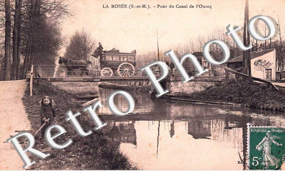 LA ROSEE PONT DU CANAL DE L'OURCQ