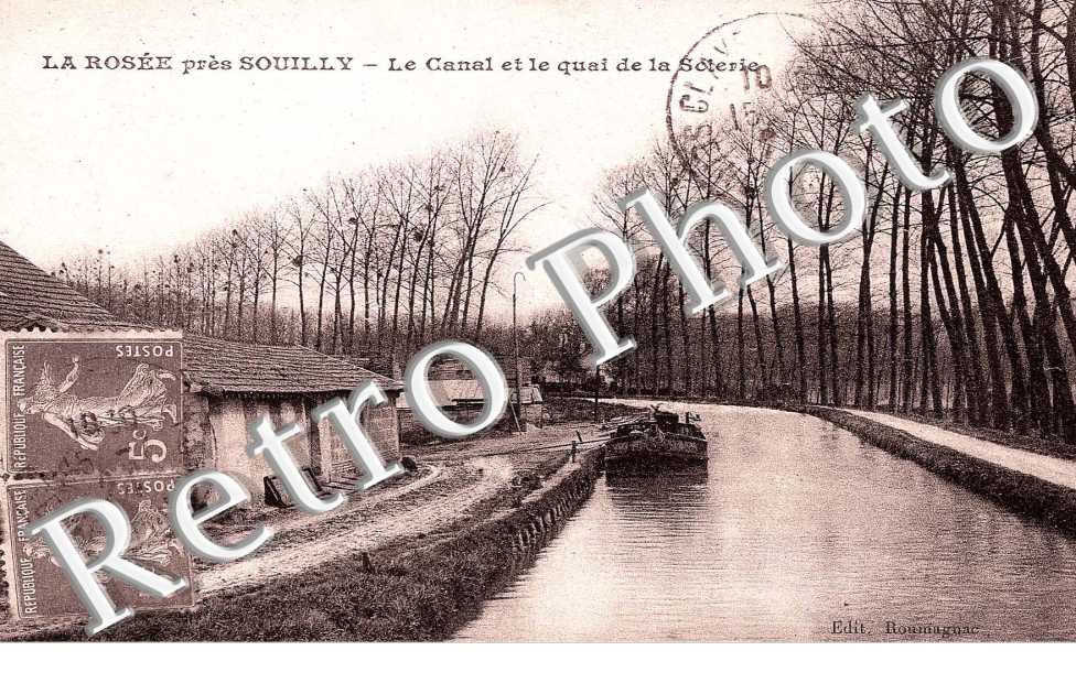 LA ROSEE LE CANAL ET LE QUAI