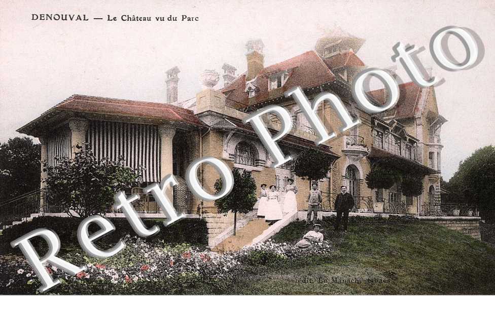 le chateau vu du parc
