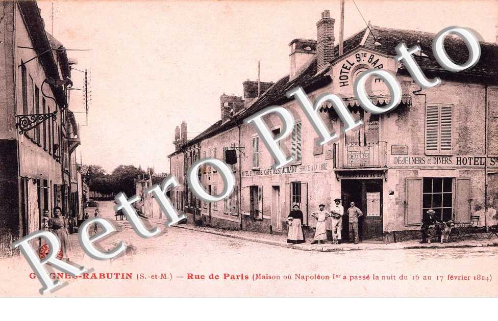 Guignes- Rabutin - Rue de Paris - Hotel Sainte Barbe
