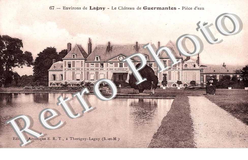Le chateau de Guermantes - piece d'eau