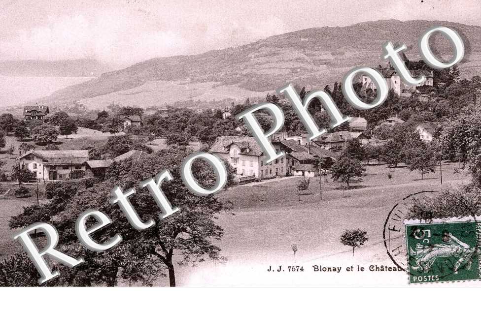 Blonay et le chateau