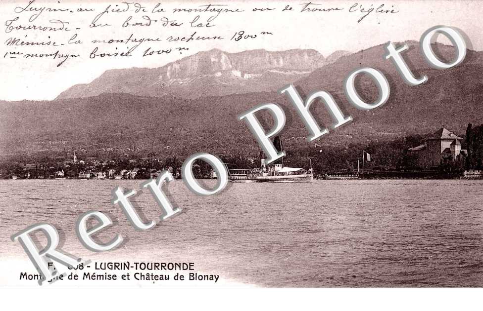 Montagne de Memise et Chateau de Blonay