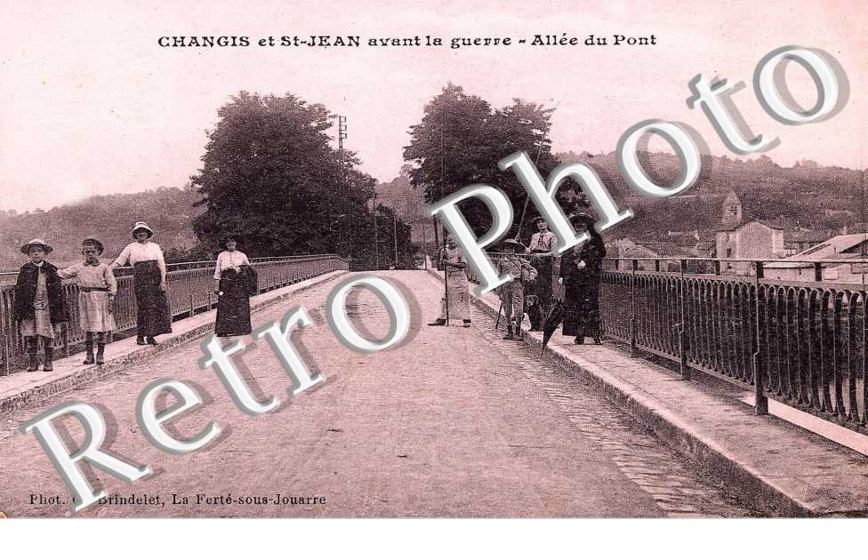 CHANGIS ET SAINT JEAN AVANT LA GUERRE ALLEE DU PONT