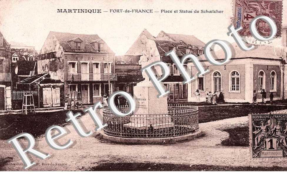 PLACE ET STATUE DE SCHOELCHER
