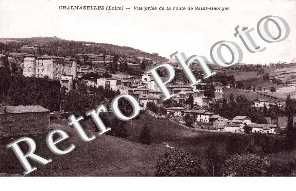 Vue prise de la route de Saint-Georges