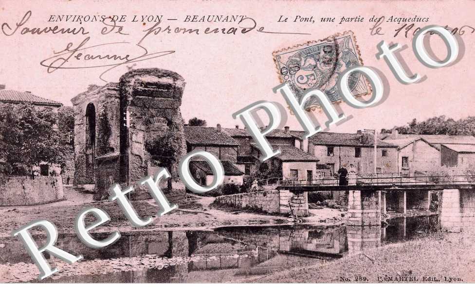 BEAUNANT - Le pont et une partie des aqueducs