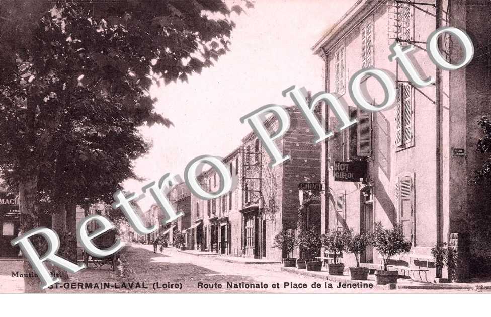 route nationale et place de la Jenetine