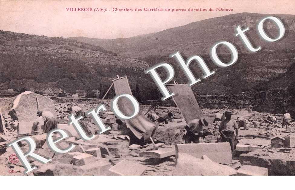 Chantiers des carrieres de pierres de tailles de l'Octave