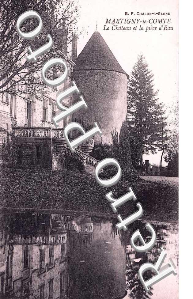 Le chateau et la piece d'eau