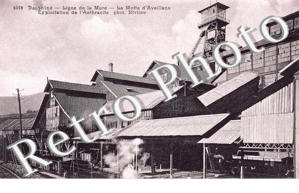 ligne de la Mure, exploitation de l'anthracite