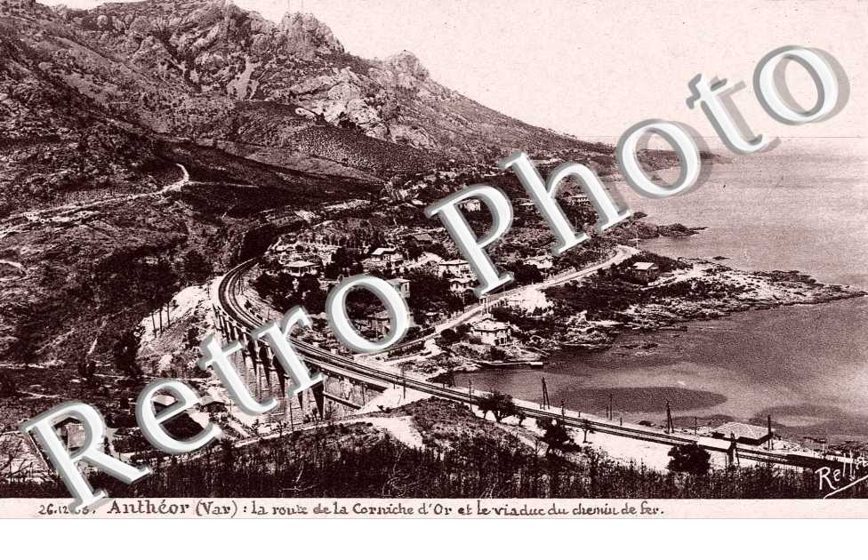 La Route de la Corniche d'Or et le Viaduc du Chemin de fer