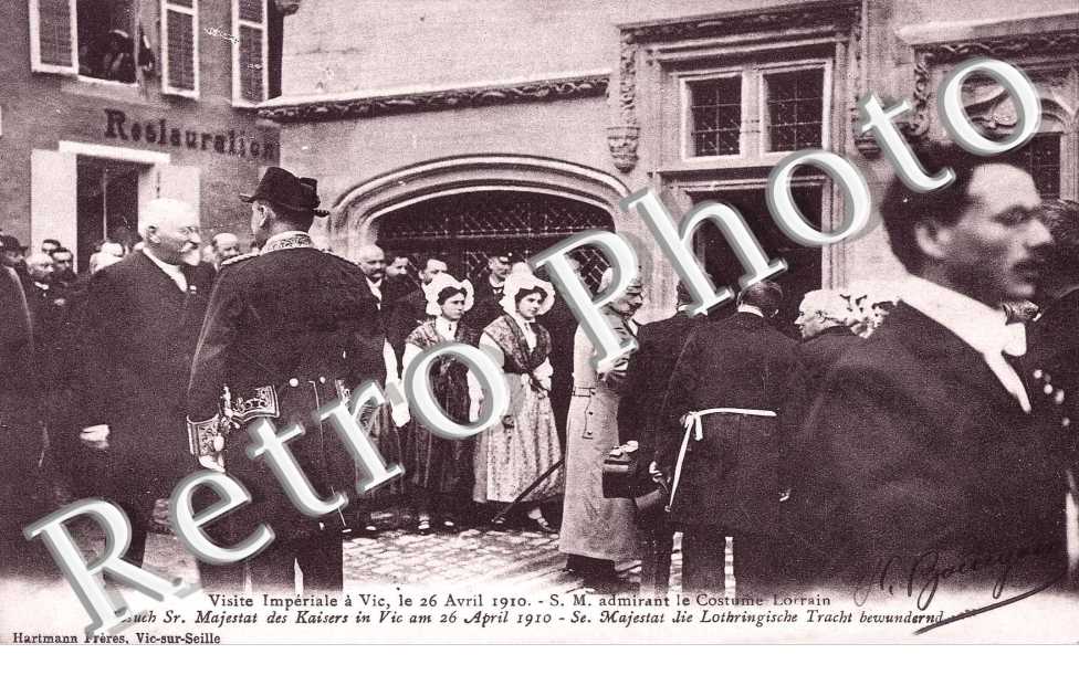 Visite imperiale le 26 avril 1910