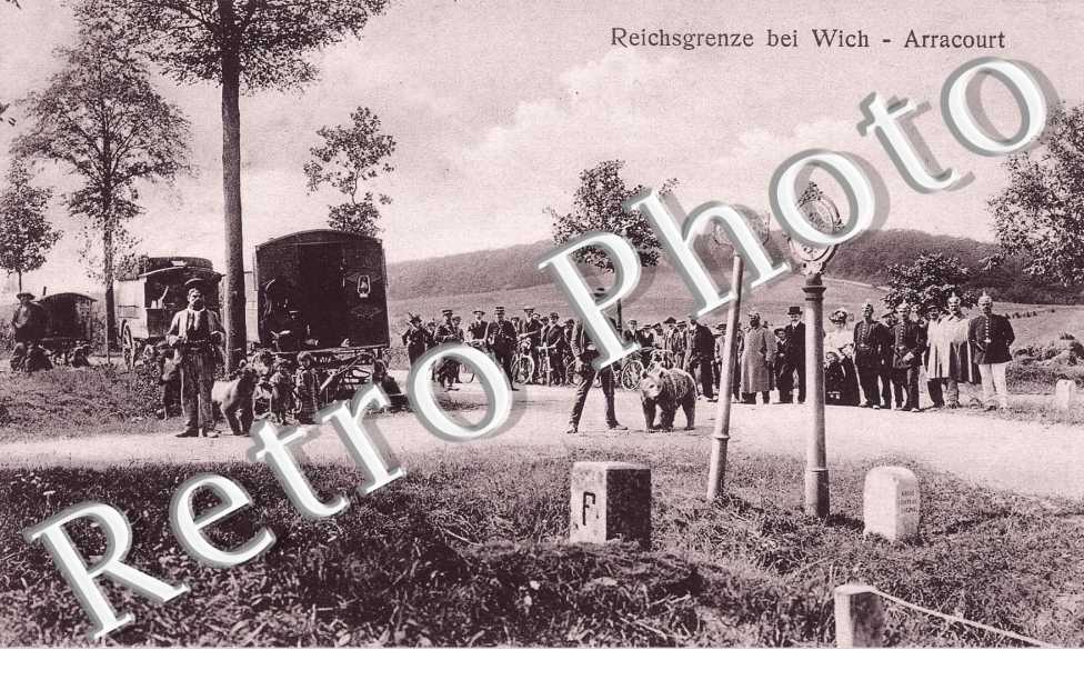 REICHSGRENZE BEI WICH - ARRACOURT (ROULOTTES A GAUCHE)