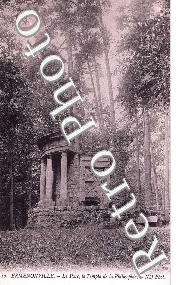 le parc, le temple de la Philosophie