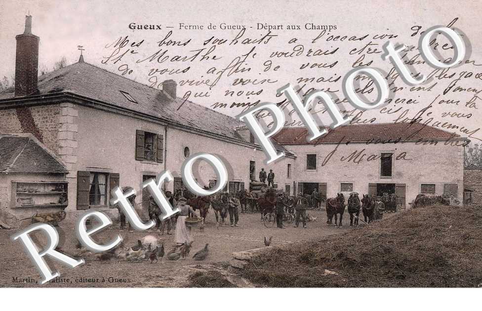 ferme de Gueux - depart aux champs
