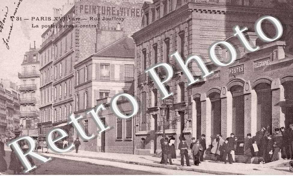 Rue Jouffroy - La Poste Bureau Central