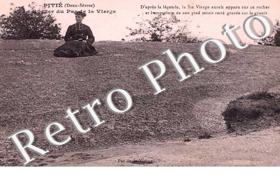 Le rocher du pas de la vierge