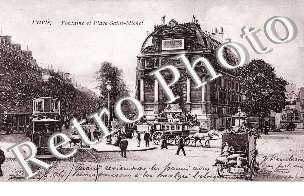 PLACE ET FONTAINE SAINT MICHEL