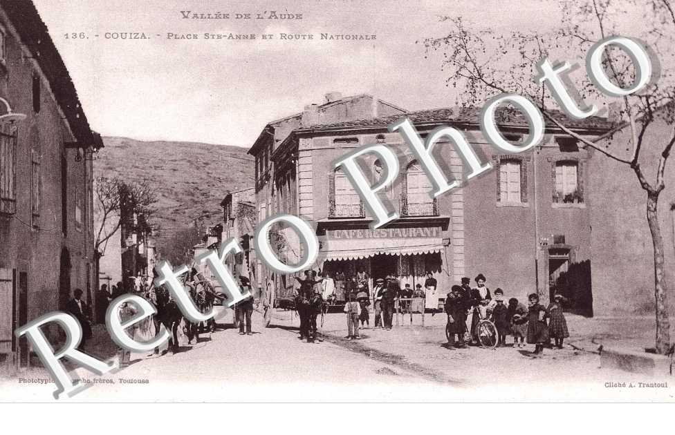 Place Sainte Anne et route nationale