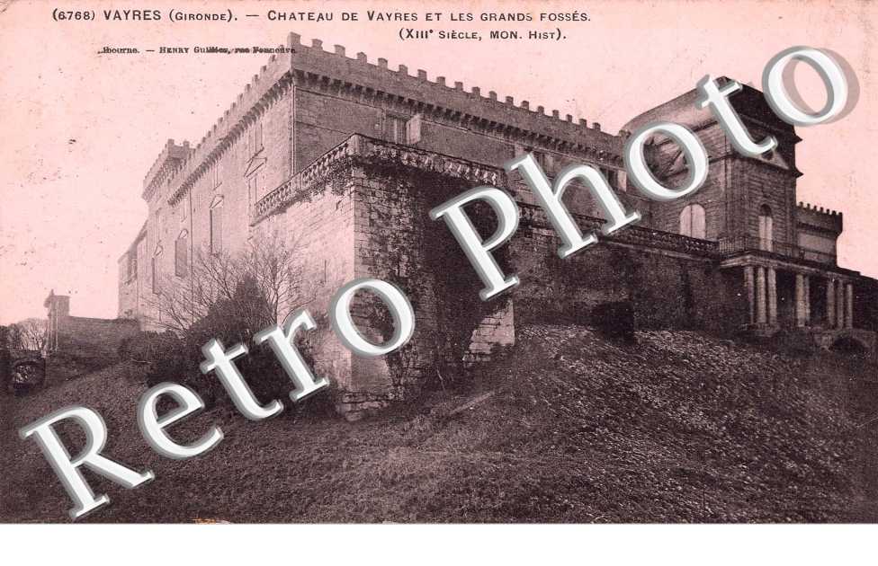 Chateau de Vayres et les grands fosses
