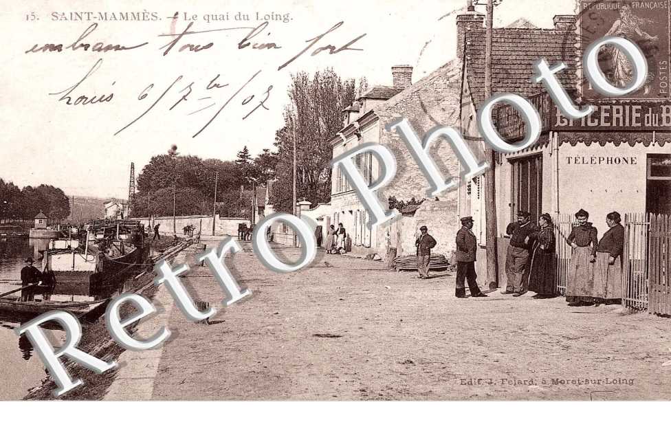 Le quai du Loing