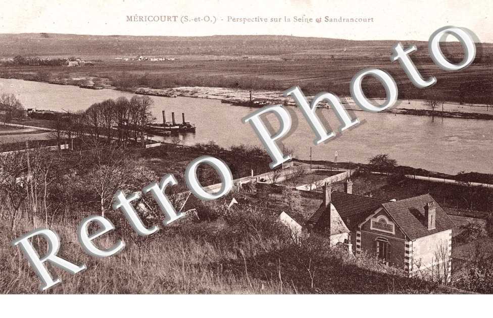 Perspective sur la Seine et Sandrancourt