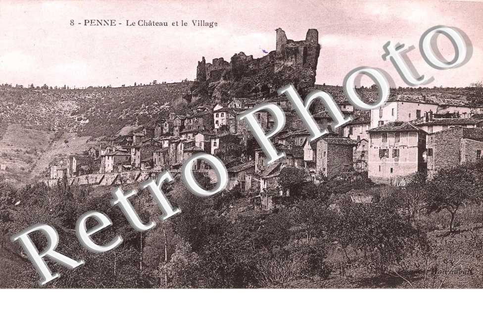 le chateau et le village
