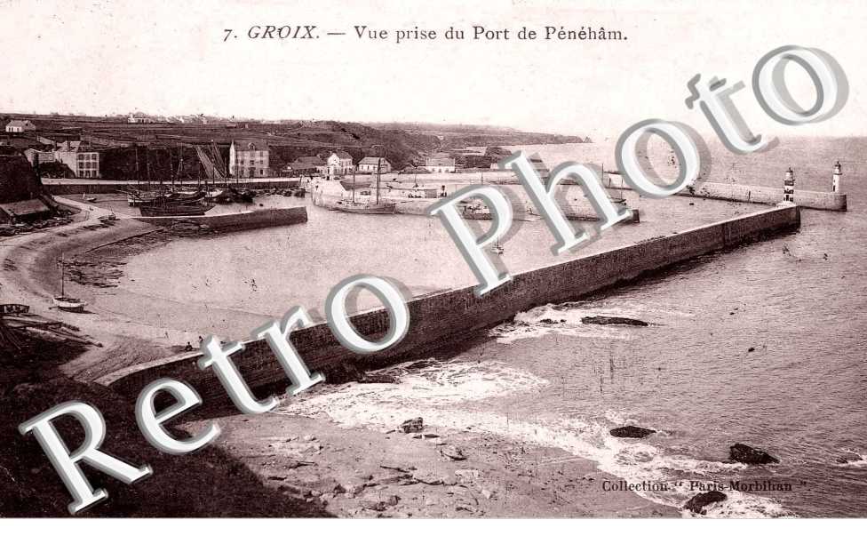 Vue prise du port de Peneham