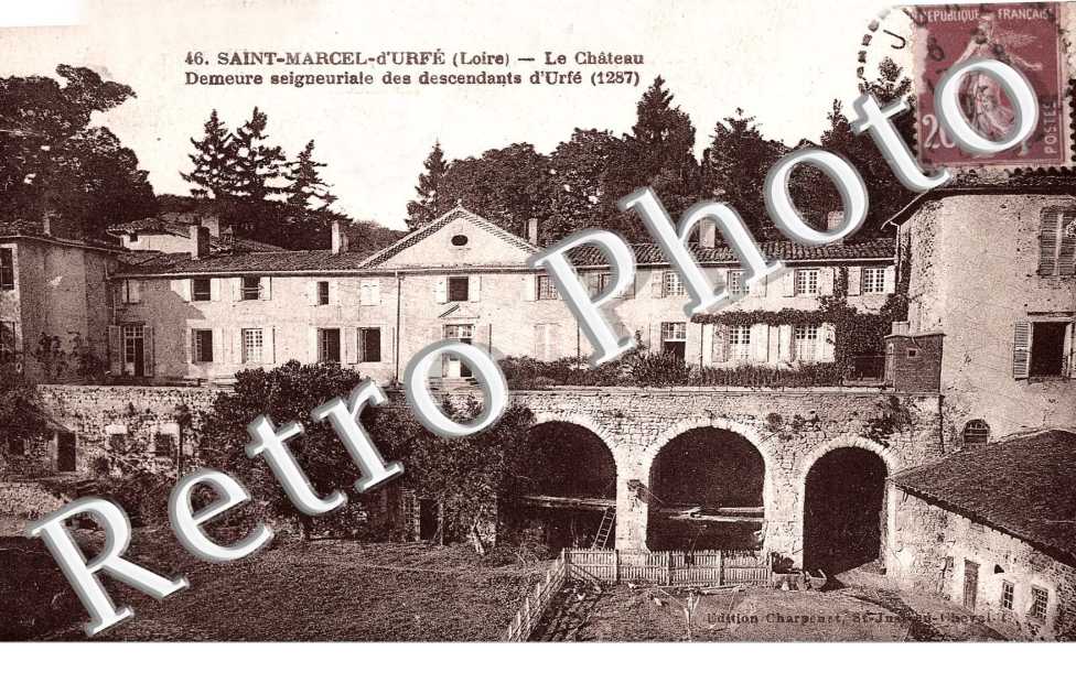 le chateau, demeure seigneuriale des descendants d'Urfe