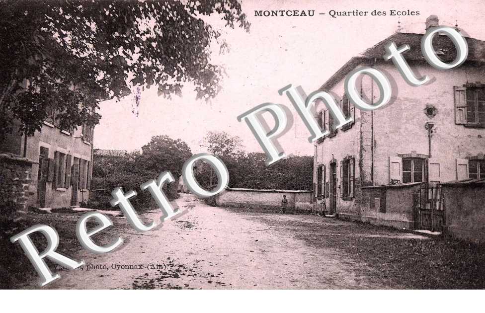Montceau, quartier des ecoles