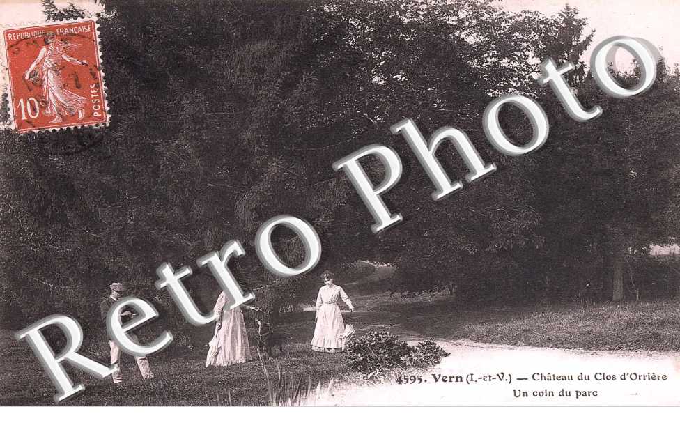 Chateau du clos d'Orriere- un coin du parc