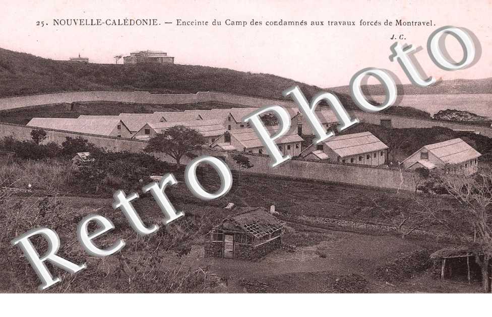 ENCEINTE DU CAMP DES CONDAMNES aux travaux forces de Montravel