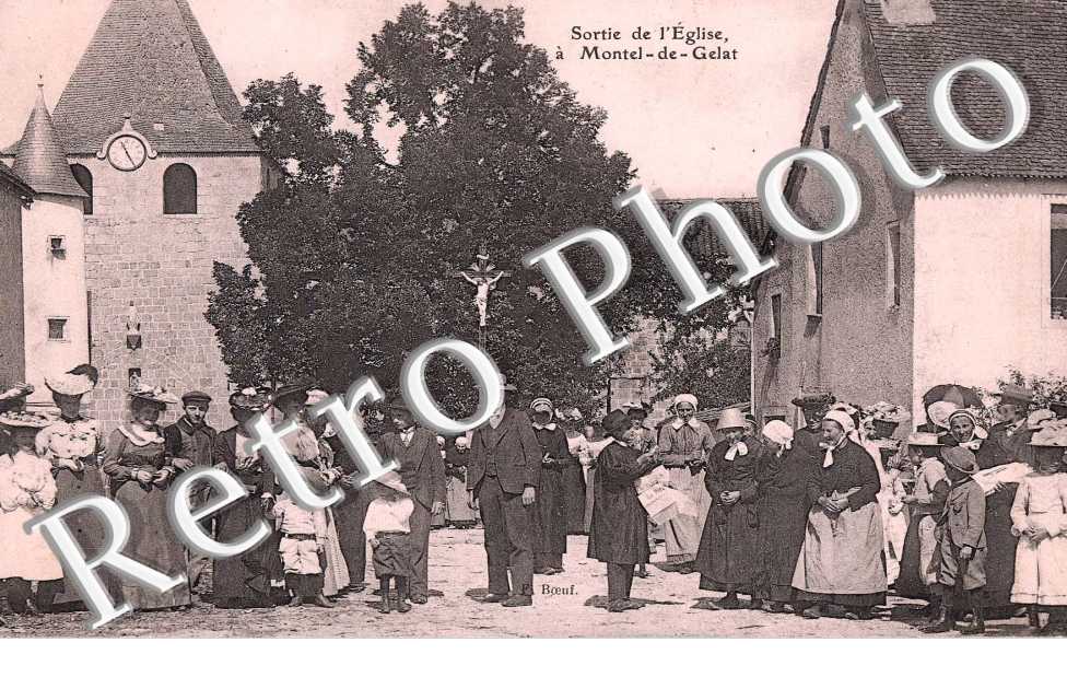 sortie de l'eglise