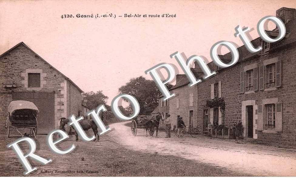 Bel Air et Route d'Erce