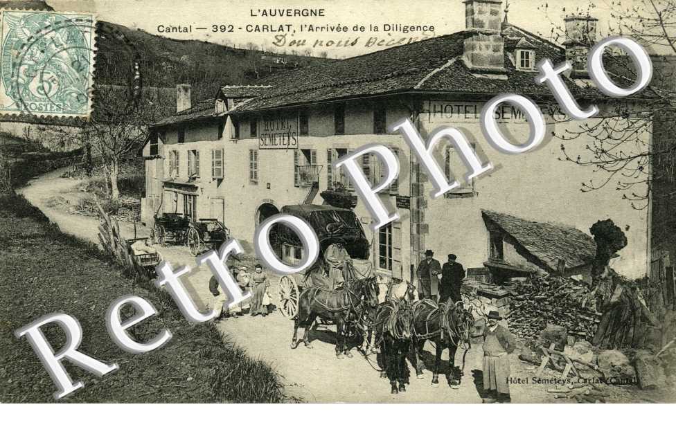 ARRIVEE DE LA DILIGENCE