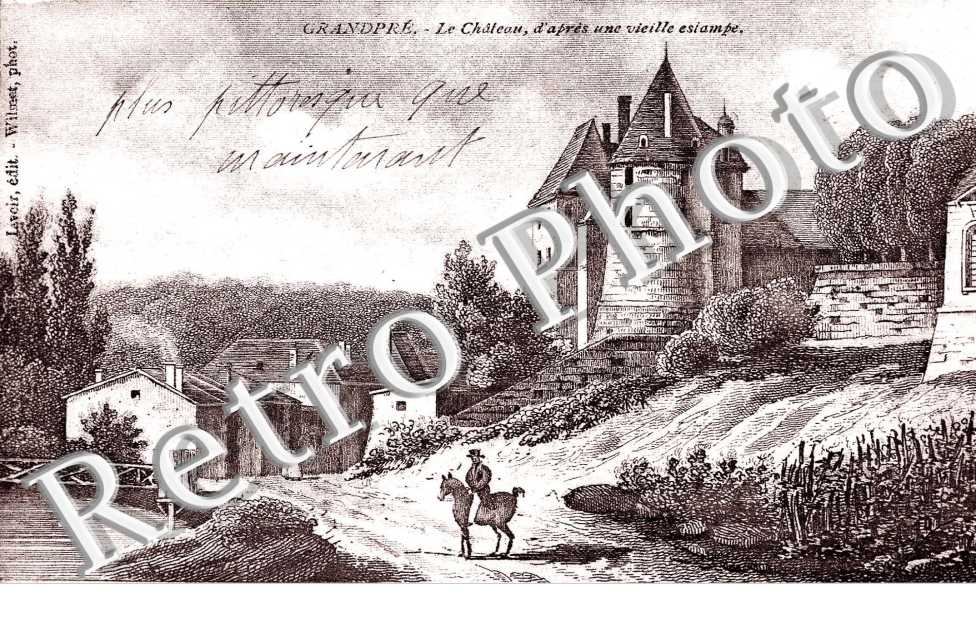 le chateau d'apres une vieille estampe