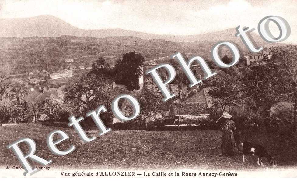 Vue generale, la Caille et la Route Annecy-Geneve