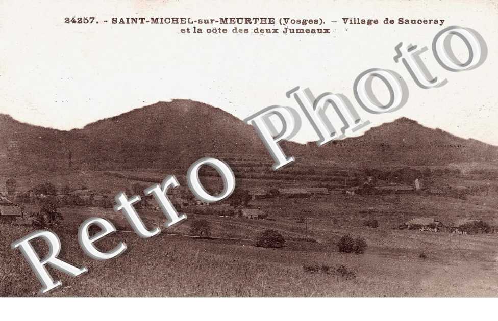 Village de Sauceray et la cote des deux jumeaux