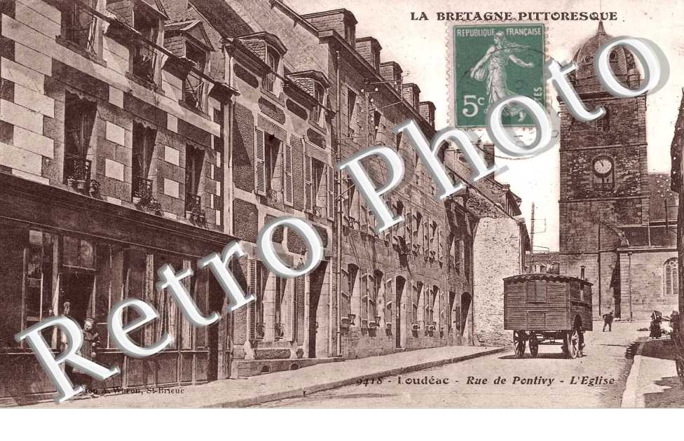 rue de Pontivy, l'eglise